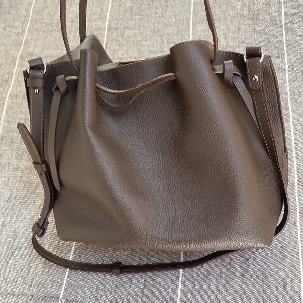 Max Mara Weekend beautiful brown leather bag. NWOT. - Picture 4 of 17